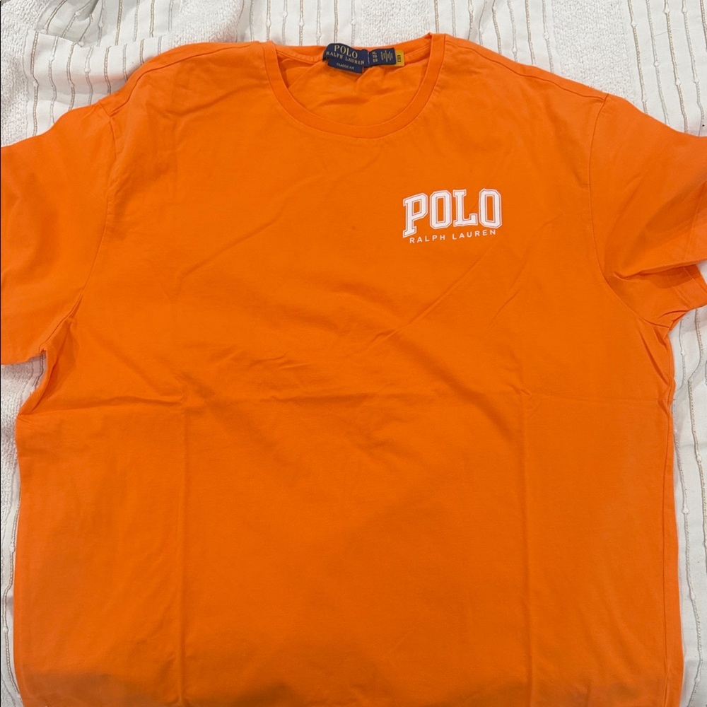 Polo by Ralph Lauren Men's Vibrant Orange Tee